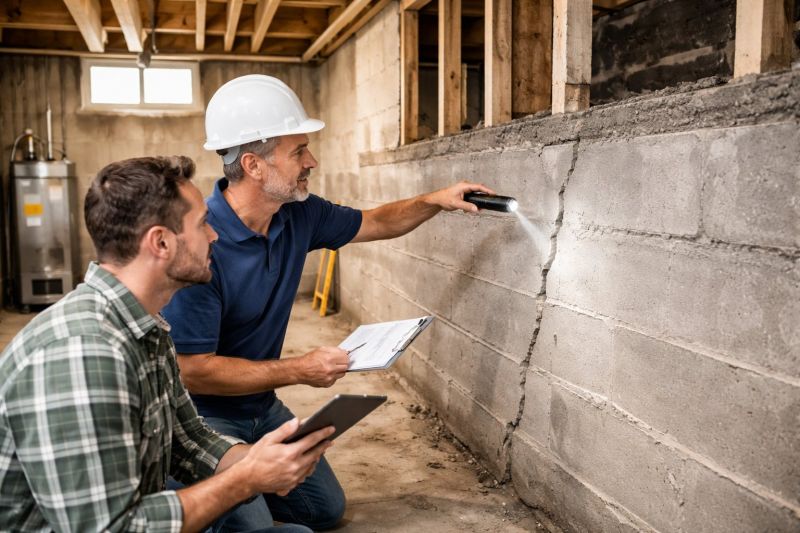 Basement Crack Repair in Richmond, VA