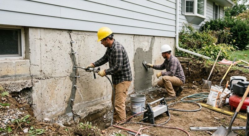 Basement Foundation Repair in Chesterfield County, VA