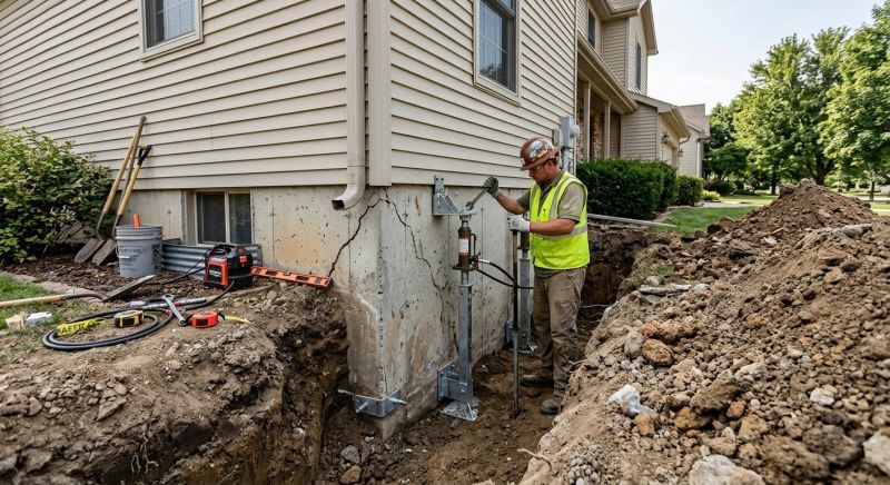 Basement Foundation Repair in Midlothian, VA