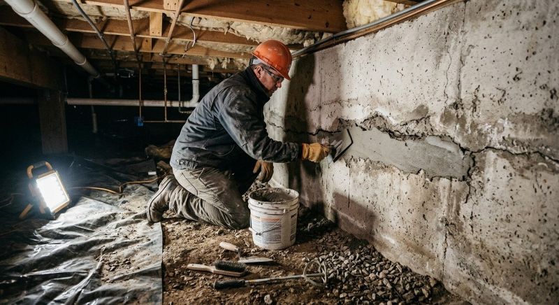 Basement Foundation Repair in Montpelier, VA