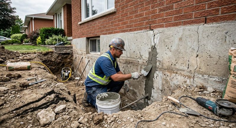 Basement Foundation Repair in Powhatan, VA