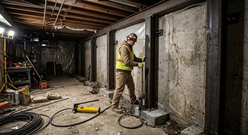 Basement Stabilization in Richmond, VA