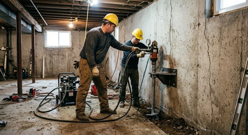 Basement Stabilization in Richmond, VA