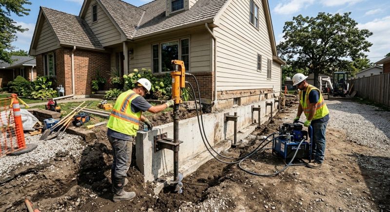 Basement Stabilization in Richmond, VA