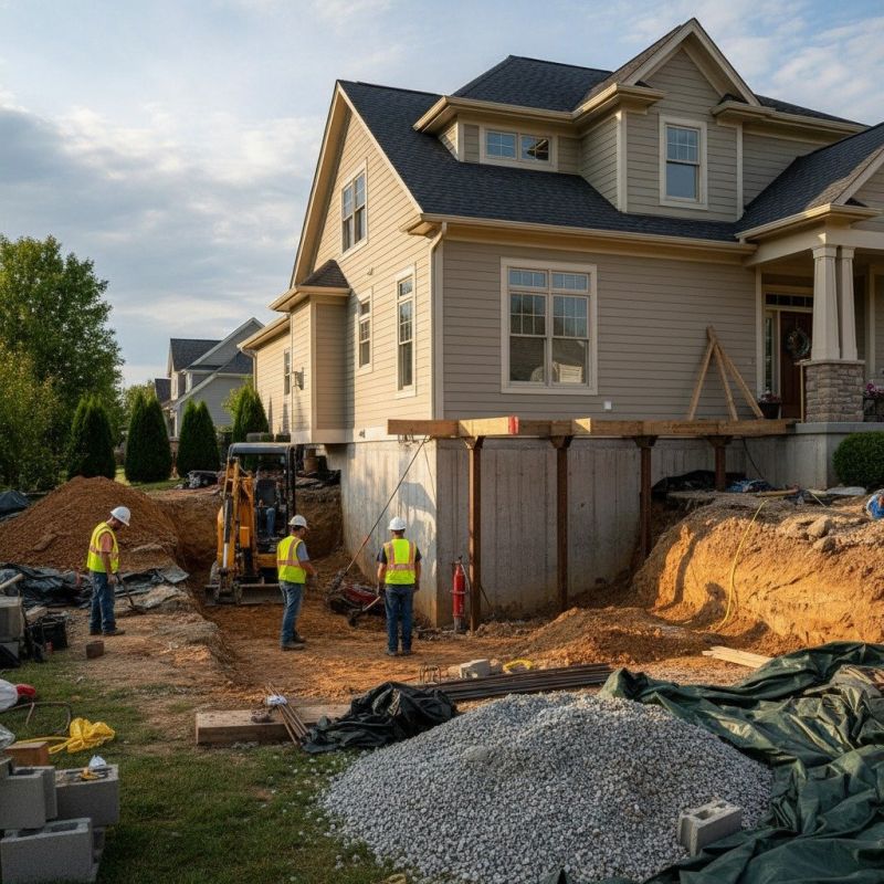Building Foundation Repair in Chesterfield County, VA