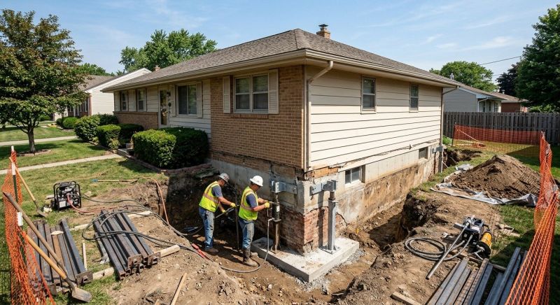 Building Foundation Repair in Mineral, VA