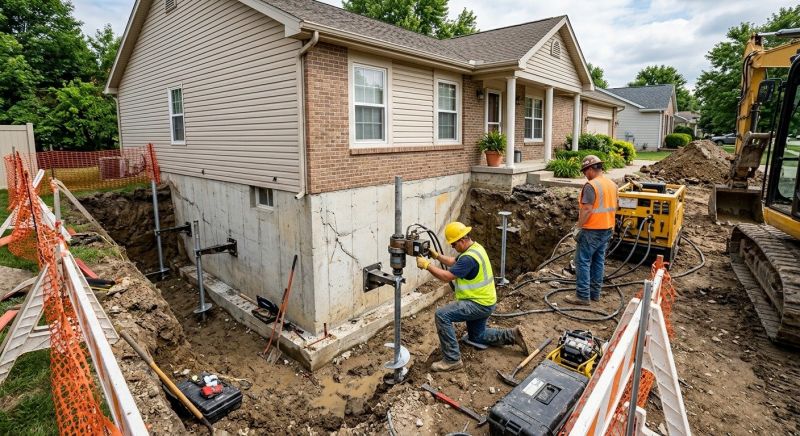 Building Foundation Repair in Powhatan, VA