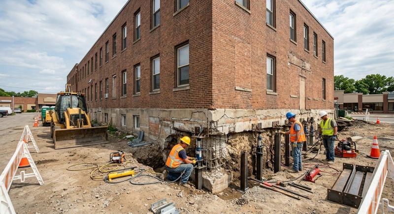 Commercial Foundation Repair in Richmond, VA