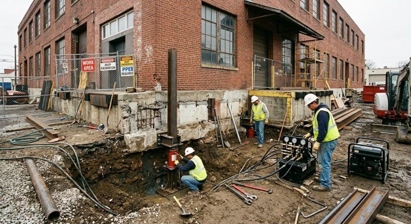 Commercial Foundation Repair in Richmond, VA