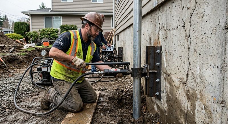 Concrete Foundation Leveling in Henrico County, VA