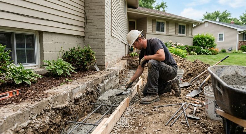 Concrete Foundation Repair in Chesterfield, VA