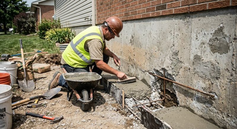 Concrete Foundation Repair in Midlothian, VA