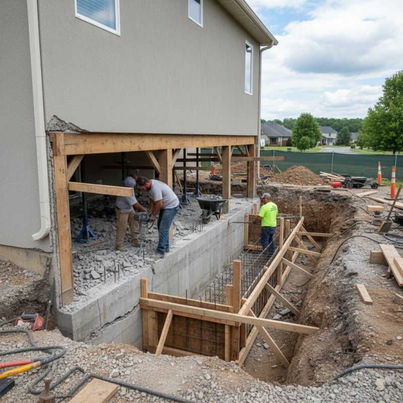 Concrete Foundation Repair in Powhatan, VA