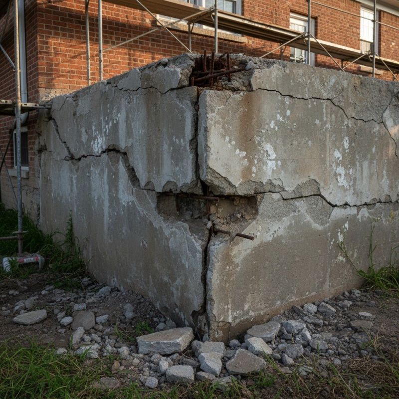 Cracked Foundation Repair in Henrico County, VA