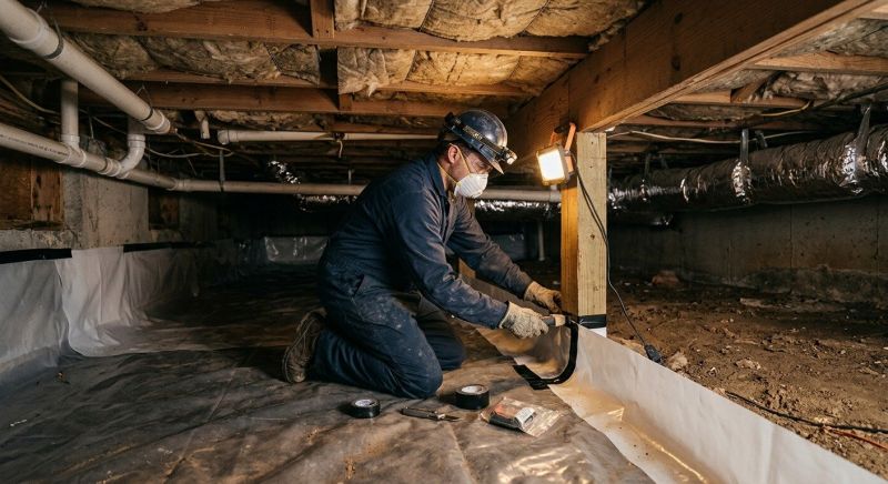 Crawl Space Leveling in Richmond, VA