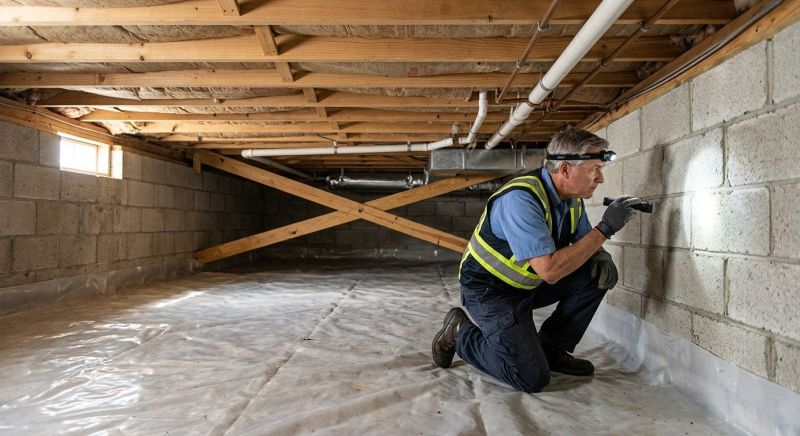 Crawl Space Leveling in Richmond, VA