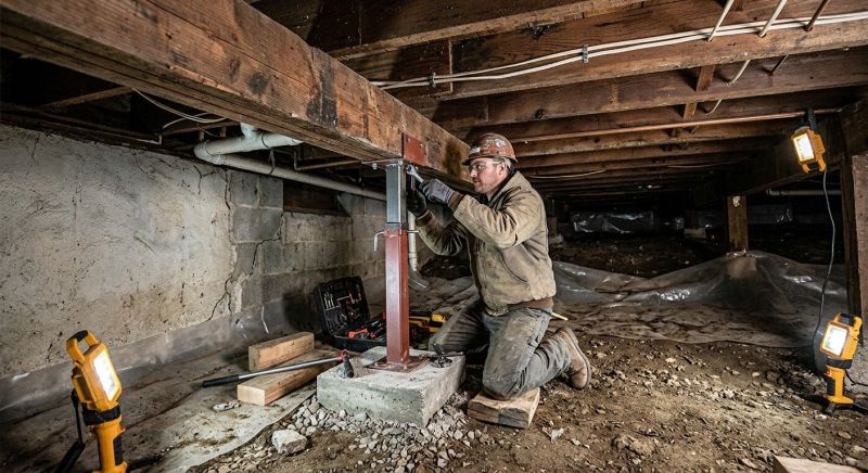 Crawlspace Foundation Repair in Chester, VA