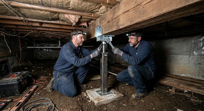 Crawlspace Foundation Repair in Midlothian, VA