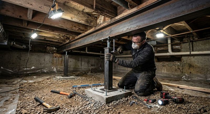 Crawlspace Structural Repair in Richmond, VA