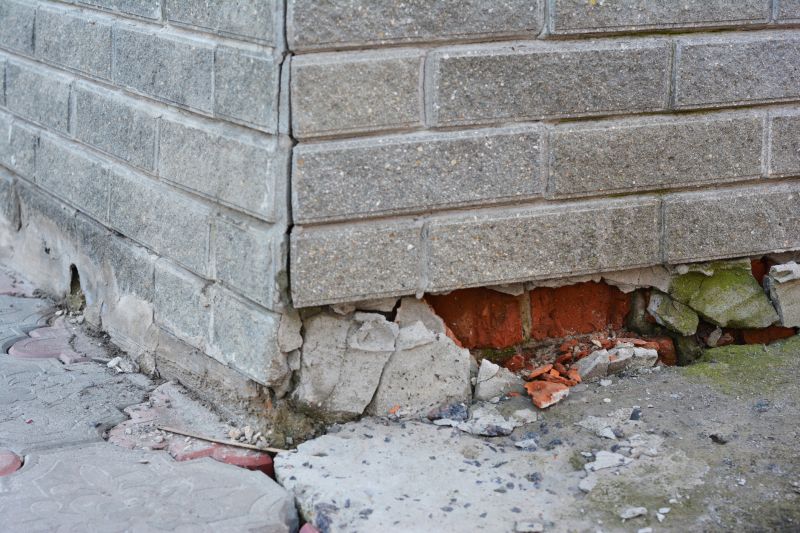 Foundation Damage Repair in Moseley, VA