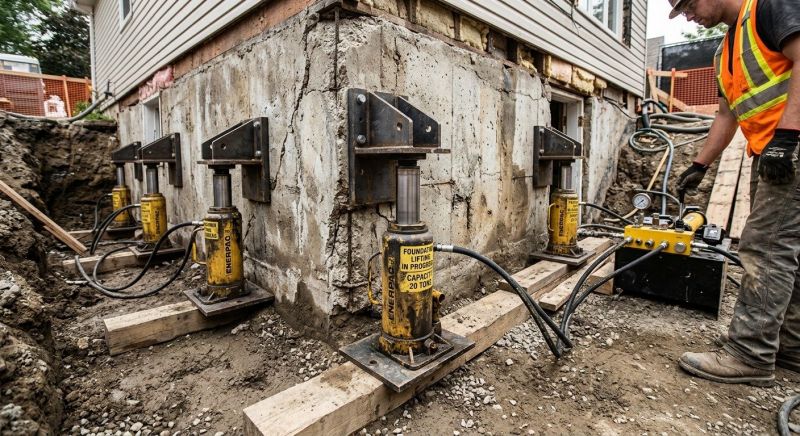 Foundation Jacking in Henrico County, VA