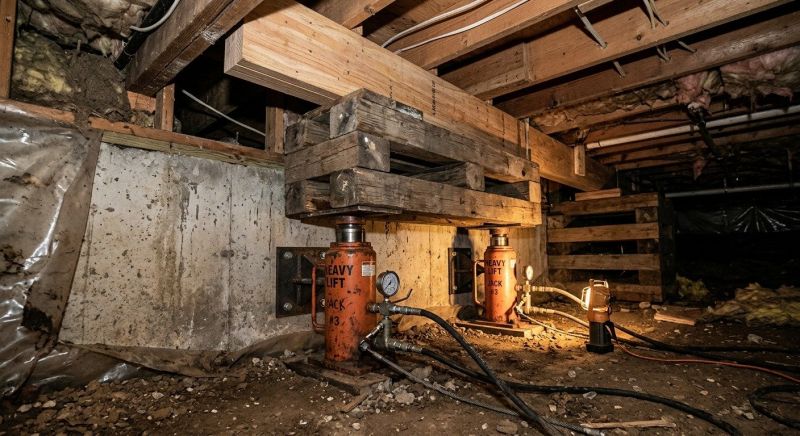 Foundation Jacking in Henrico County, VA
