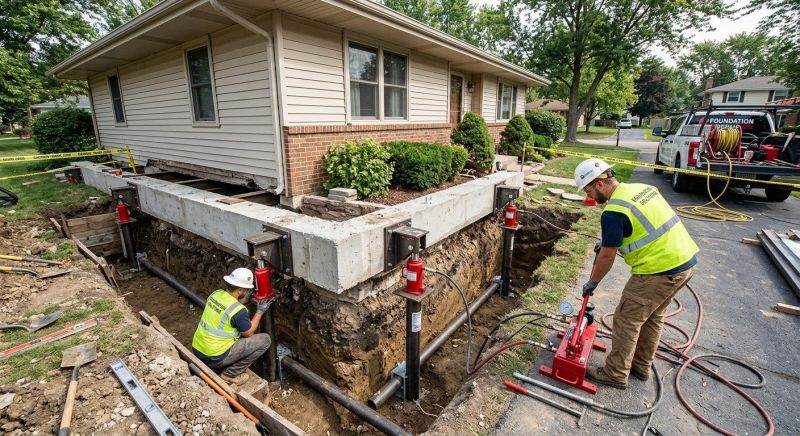 Foundation Jacking in Mechanicsville, VA