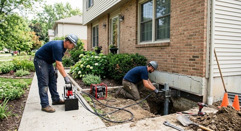 Foundation Jacking in Midlothian, VA