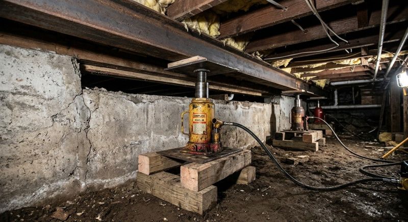 Foundation Jacking in Mineral, VA