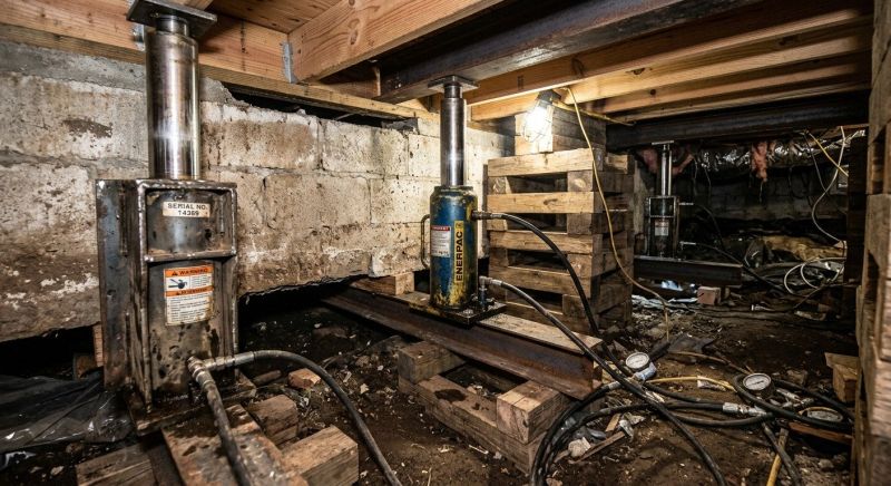 Foundation Jacking in Montpelier, VA