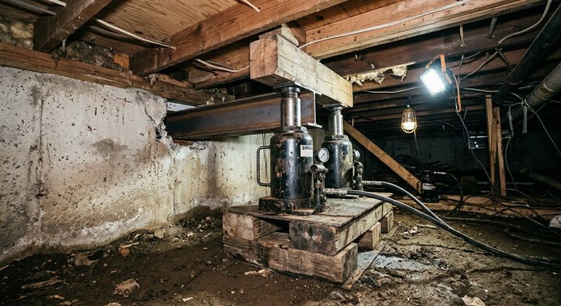 Foundation Jacking in Montpelier, VA