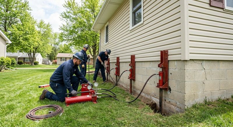 Foundation Jacking in Moseley, VA