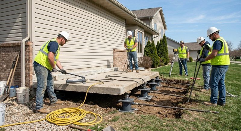 Foundation Lifting in Mineral, VA