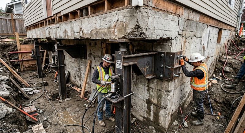 Foundation Lifting in Powhatan, VA