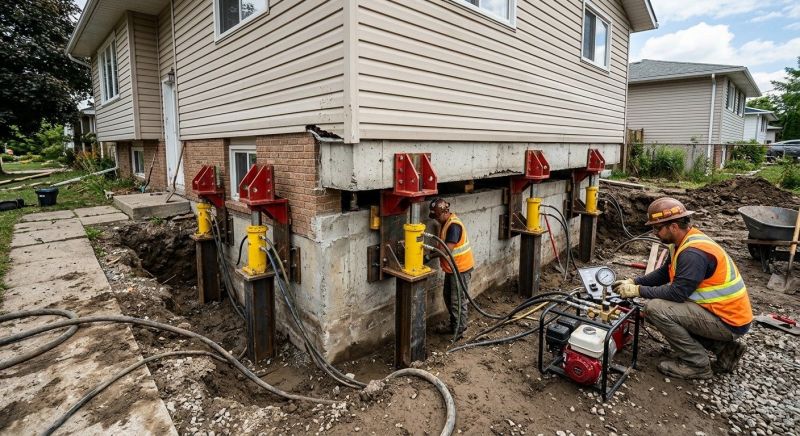 Foundation Lifting in Rockville, VA