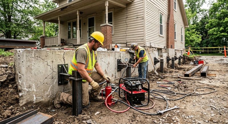 Foundation Stabilizing in Ashland, VA