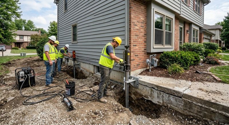 Foundation Stabilizing in Mechanicsville, VA
