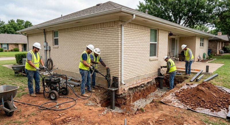 Foundation Stabilizing in Montpelier, VA