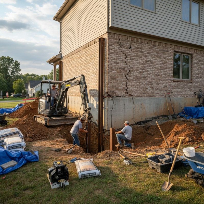 Foundation Structural Repair in Moseley, VA