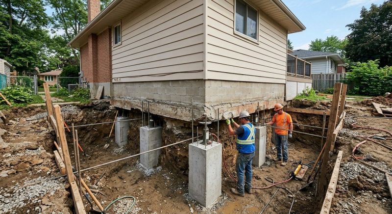 Foundation Underpinning in Richmond, VA