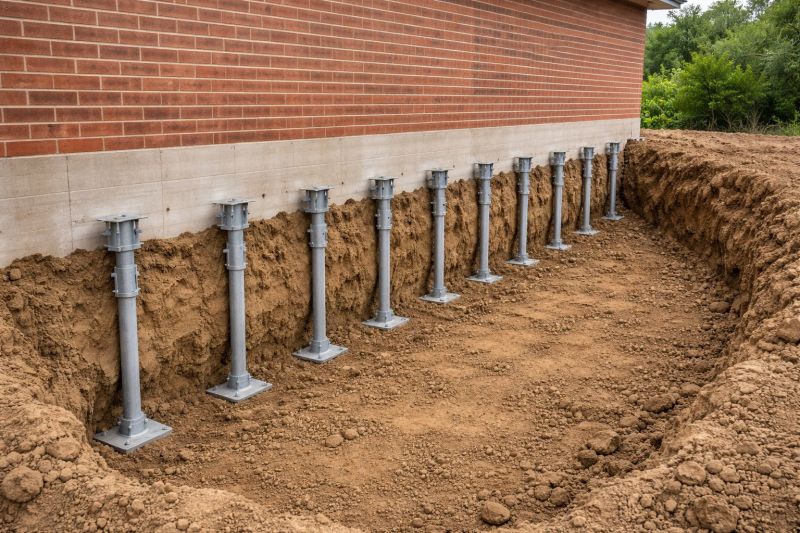Helical Piers Installation in Richmond, VA