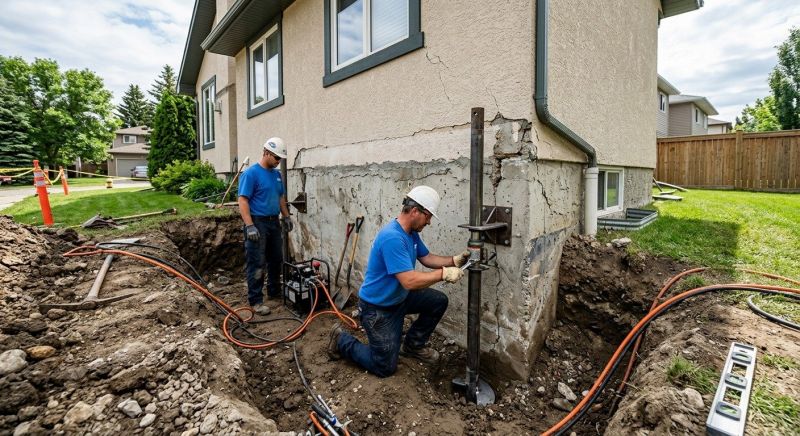 Helical Pile Installation in Richmond, VA
