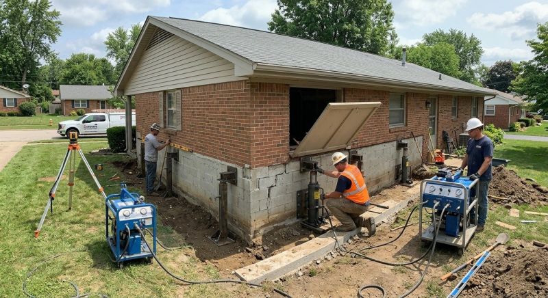 Home Foundation Leveling in Midlothian, VA