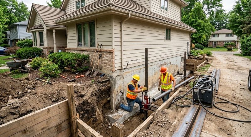 Home Foundation Repair in Moseley, VA
