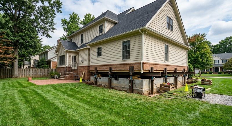 House Foundation Leveling in Richmond, VA