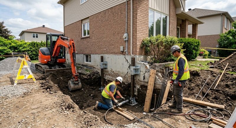 House Foundation Repair in Powhatan, VA