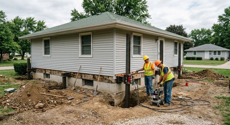 House Leveling in Chesterfield County, VA