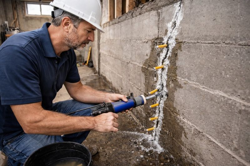 Leaking Foundation Repair in Richmond, VA