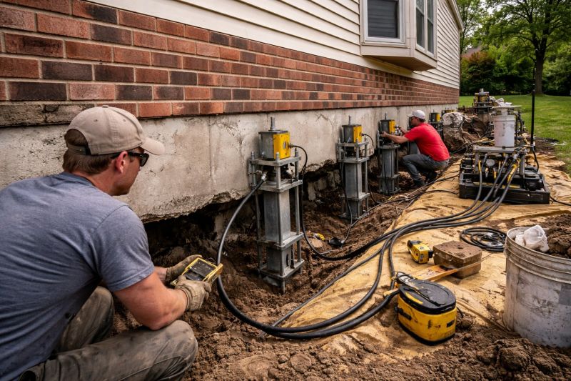 Settling Foundation Service in Mechanicsville, VA