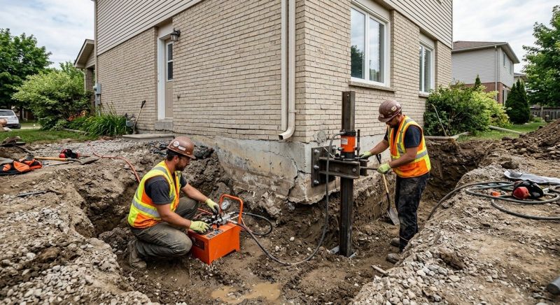 Sinking Foundation Lifting in Richmond, VA